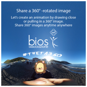 Share a 360° - rotated image!