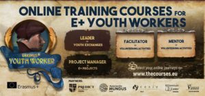 Online training course, facilitator in volunteering activities